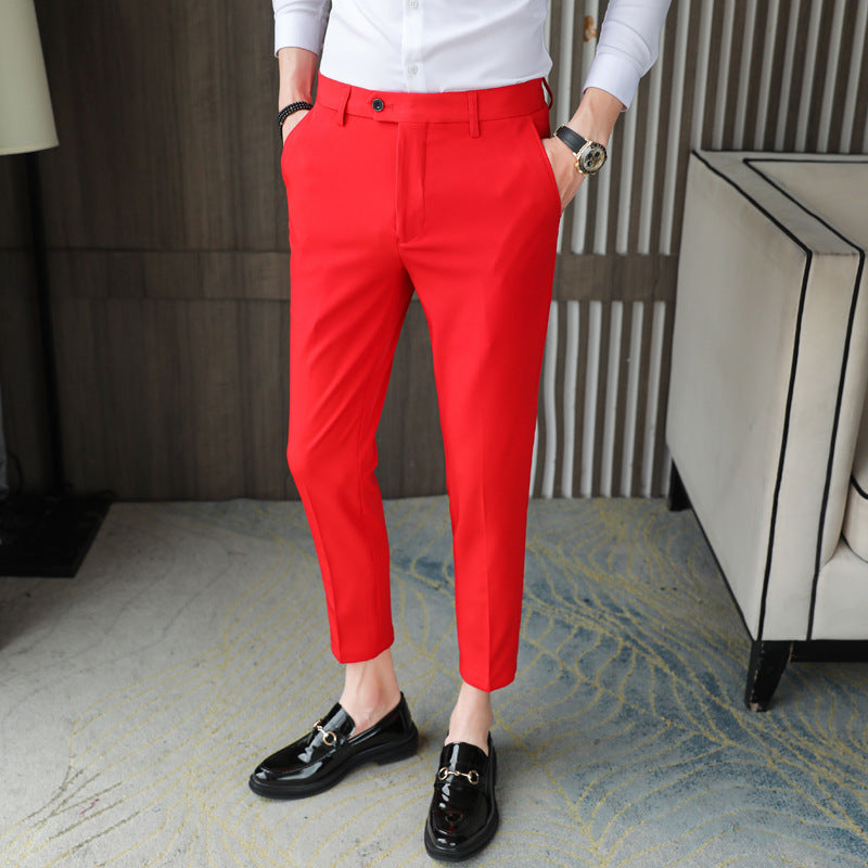 Casual Slim-fit Trousers Men - WOMONA.COM