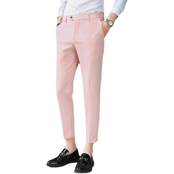 Casual Slim-fit Trousers Men - WOMONA.COM