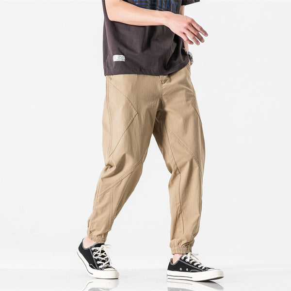 Simple Open-line Tailoring Slim Casual Pants Men - WOMONA.COM