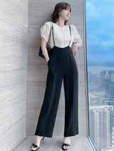 New Style Suspender Jumpsuit - WOMONA.COM