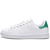 Lace-Up White Shoes Sneakers For Men - WOMONA.COM