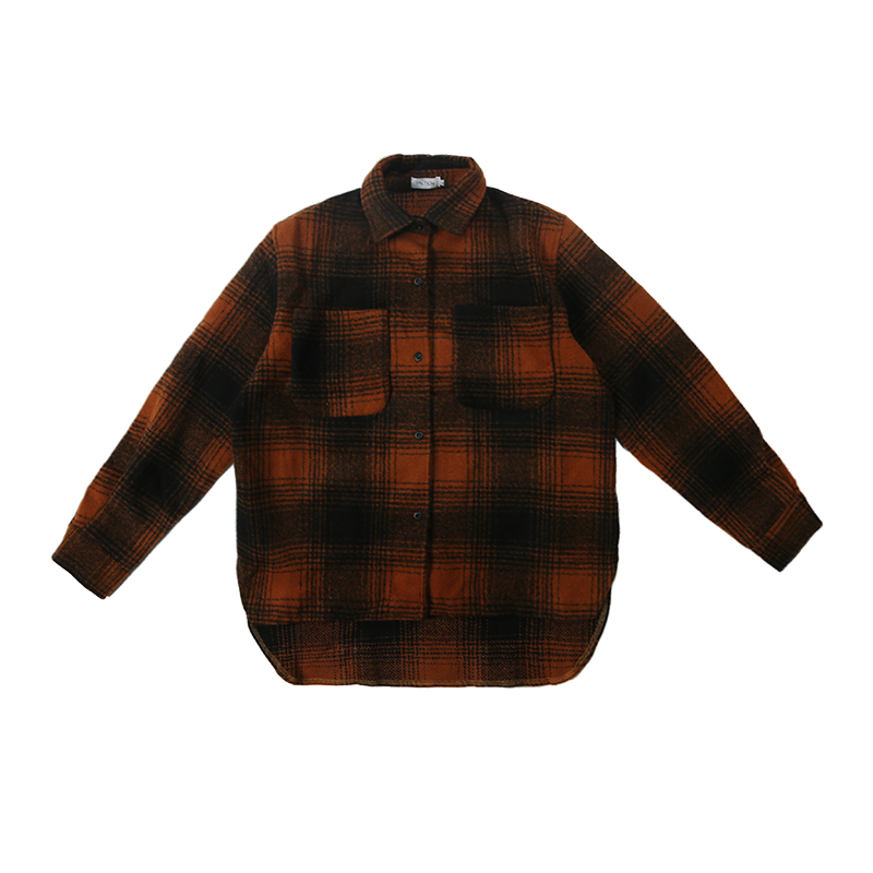 Woolen shirt and coat - WOMONA.COM