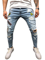 Casual jeans men fashion - WOMONA.COM