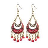 alloy crystal earrings women - WOMONA.COM