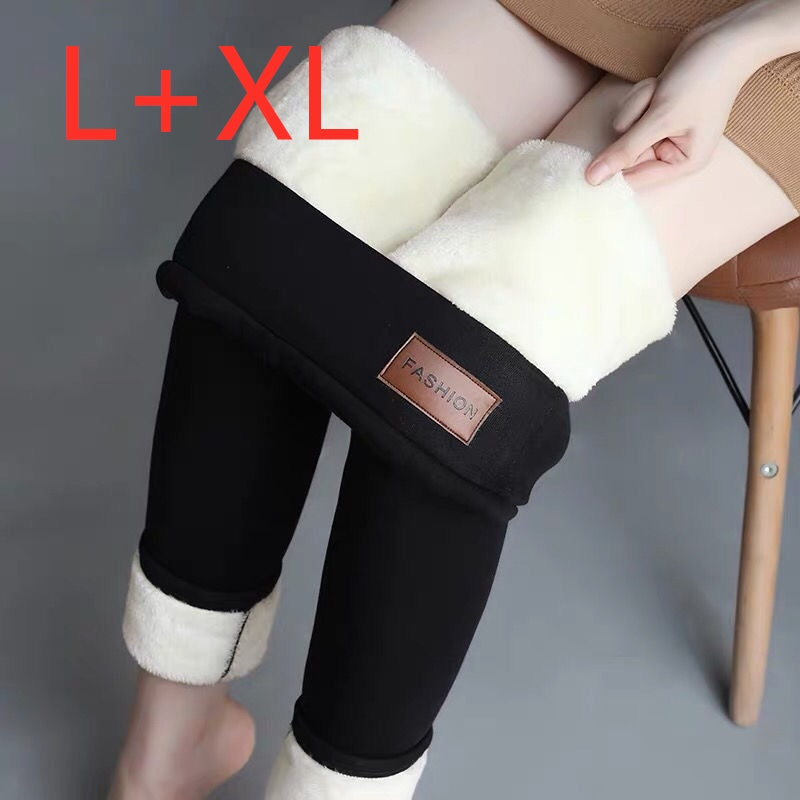 Women's lamb wool leggings - WOMONA.COM