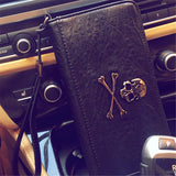 Women's skull soft wallet - WOMONA.COM