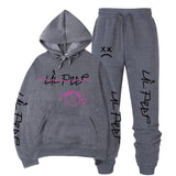 Peep Hoodie Sweatshirt Sets - WOMONA.COM