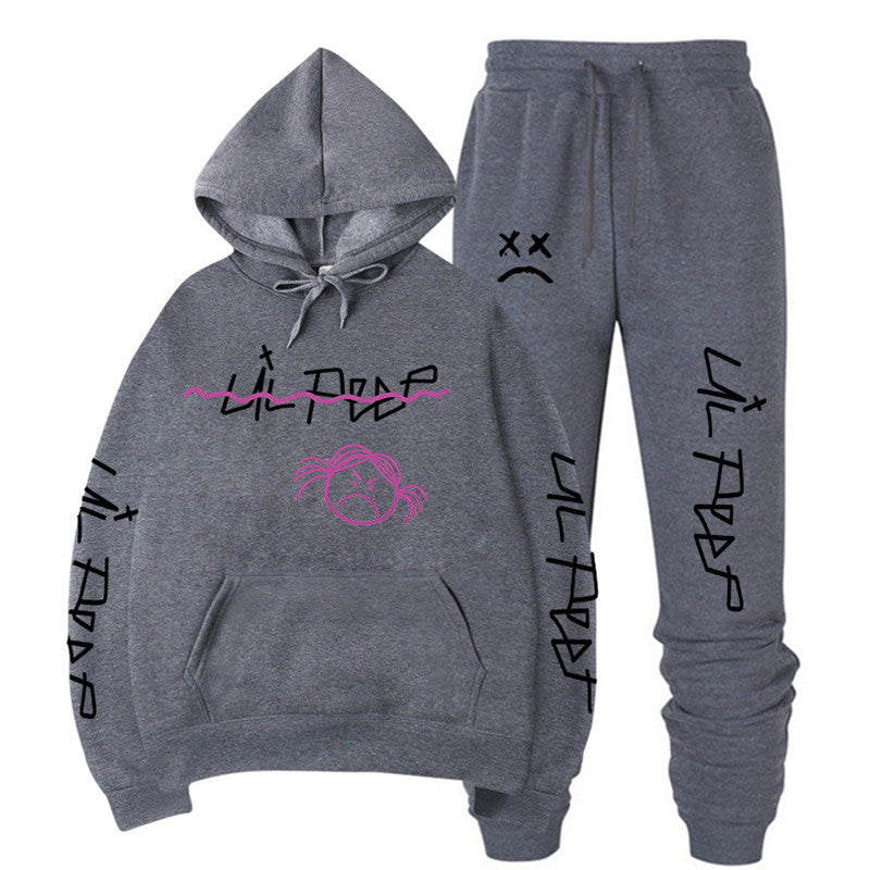 Peep Hoodie Sweatshirt Sets - WOMONA.COM