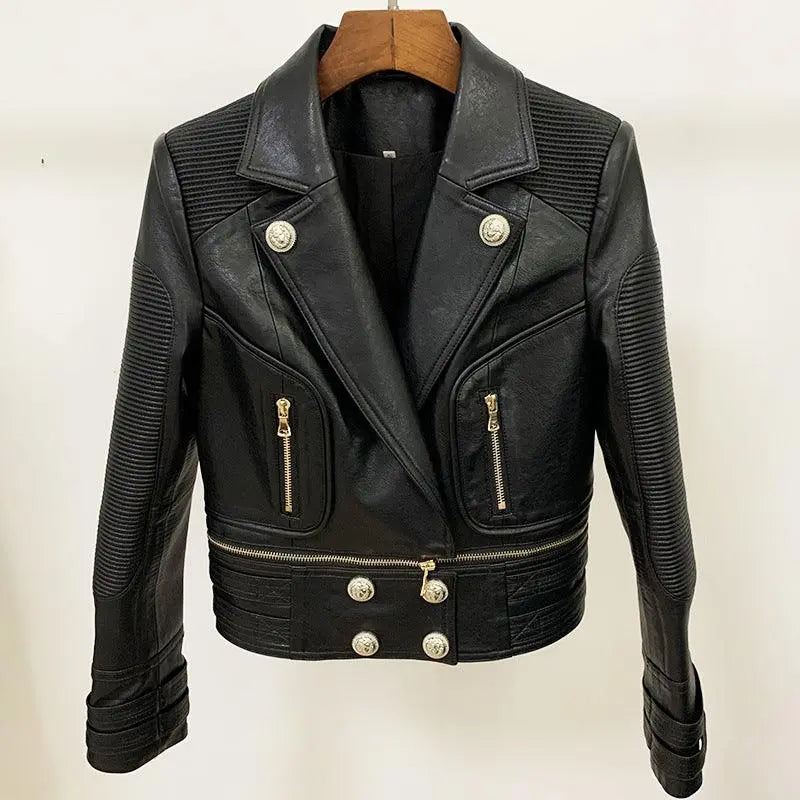 leather jacket - WOMONA.COM