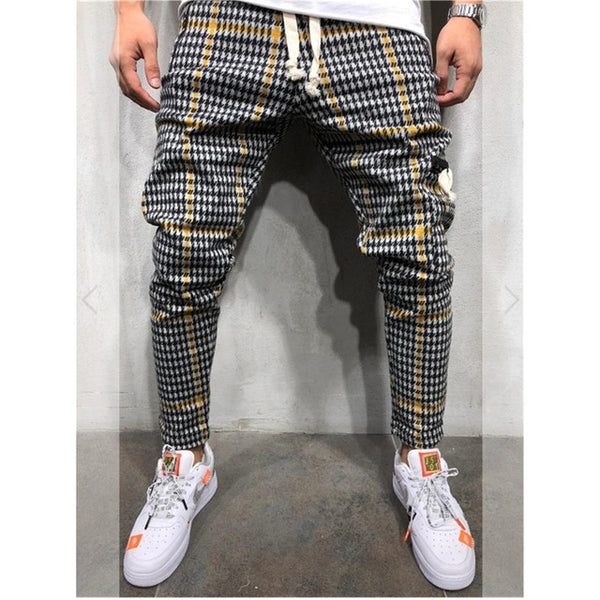 Black Pants Male Trousers - WOMONA.COM