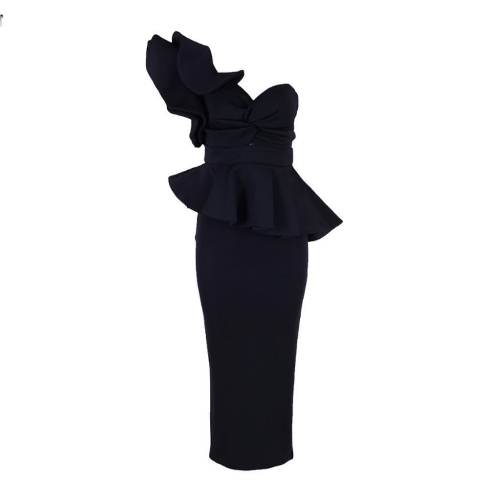 Sexy strapless dress - WOMONA.COM
