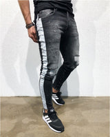 Shredded feet jeans - WOMONA.COM