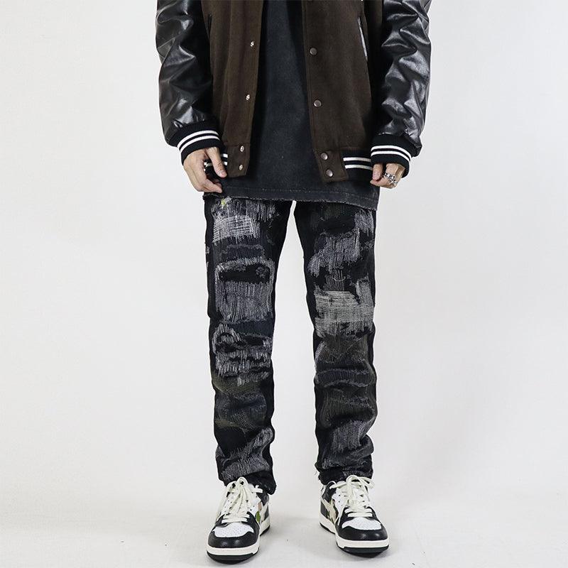 Men's Street-Style Jeans – Blue or Black