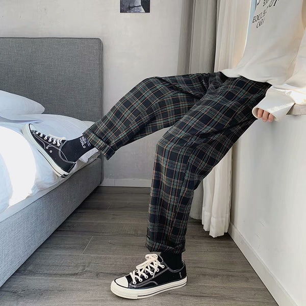 Korean Style Loose Harem Pants Men - WOMONA.COM