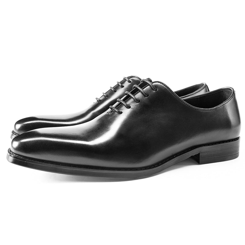 Men's Formal British Style Groom Leather Shoes - WOMONA.COM