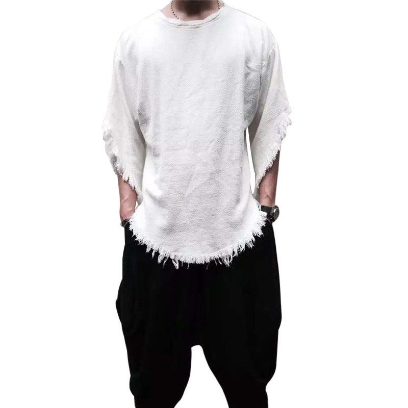 Summer Irregular Color T-shirt Men - WOMONA.COM