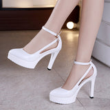 wedding shoes stiletto high heels - WOMONA.COM