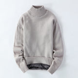 High Neck Men's Sweater - WOMONA.COM