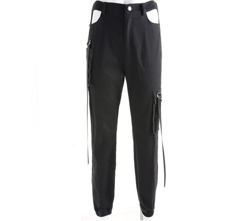 Women Black High Waist Pencil Pants - WOMONA.COM