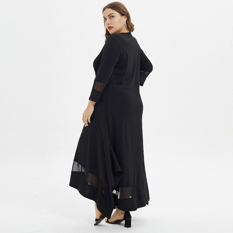 Plus size women's net skirt - WOMONA.COM