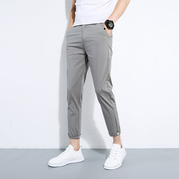 casual pants slim trousers - WOMONA.COM