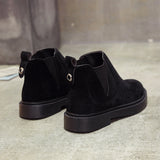 new fashion retro frosted short boots - WOMONA.COM