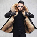 Men's winter warm parka coat - WOMONA.COM