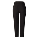 High waist casual trousers - WOMONA.COM