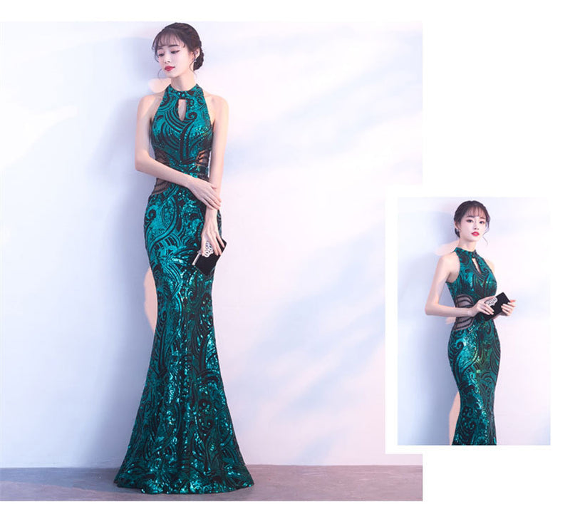 Nightclu Long Elegant Dress - WOMONA.COM