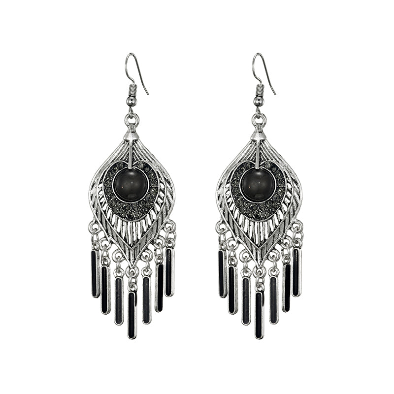 alloy crystal earrings women - WOMONA.COM