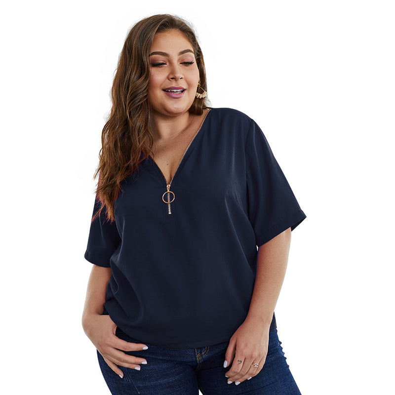 Plus-size plain coat Women - WOMONA.COM