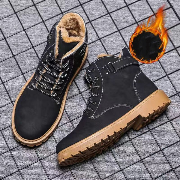 High-Top Increased Desert Boots - WOMONA.COM