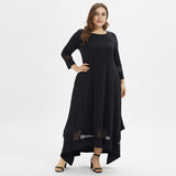 Plus size women's net skirt - WOMONA.COM