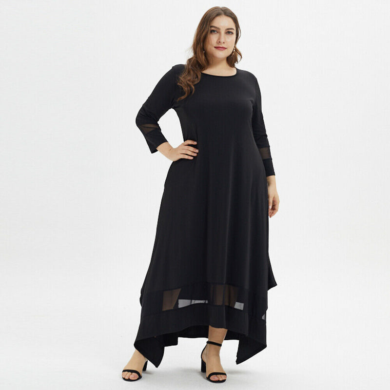 Plus size women's net skirt - WOMONA.COM