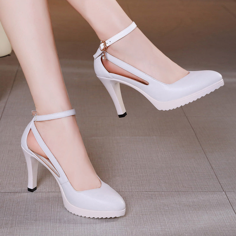 wedding shoes stiletto high heels - WOMONA.COM