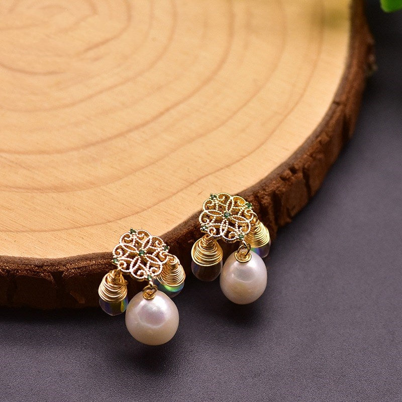 Original  Edison Pearl Earrings - WOMONA.COM