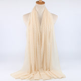 Chiffon folk style ball scarf - WOMONA.COM