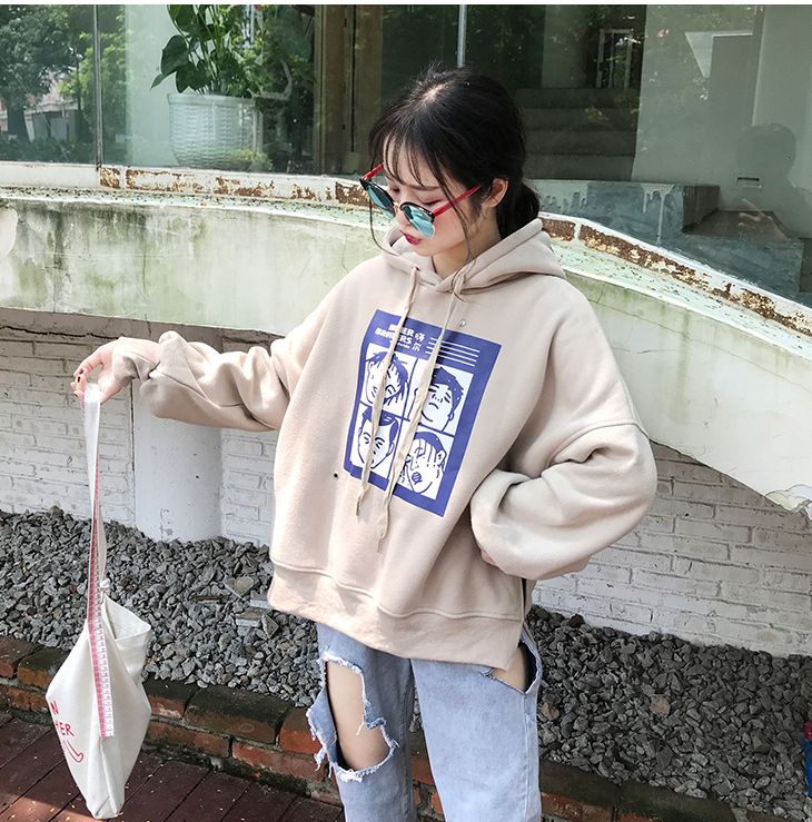 thickening Harajuku sweater - WOMONA.COM