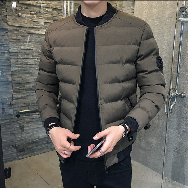 Stand Collar Down Jacket Men's - WOMONA.COM