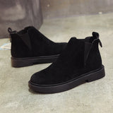 new fashion retro frosted short boots - WOMONA.COM