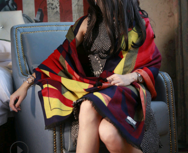 wool cashmere scarf shawl - WOMONA.COM