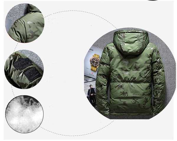 Camouflage Men's Winter Jacket - WOMONA.COM