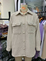 Pattern Thick Coats Jacket - WOMONA.COM