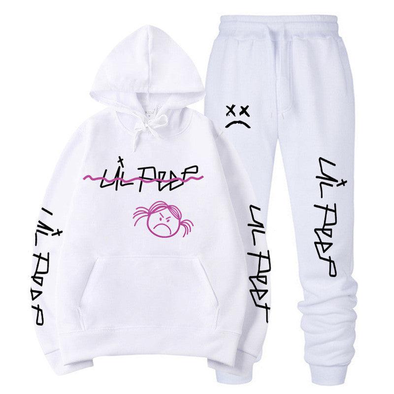 Peep Hoodie Sweatshirt Sets - WOMONA.COM