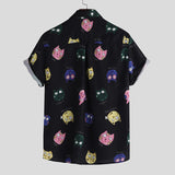 Slim Printed shirts men - WOMONA.COM