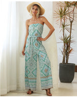 Printed wide-leg trousers - WOMONA.COM