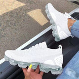 Explosive Style Flying Woven Air Cushion Sneakers Women - WOMONA.COM