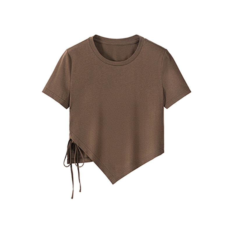 Design Sense Short-sleeved T-shirt Women - WOMONA.COM