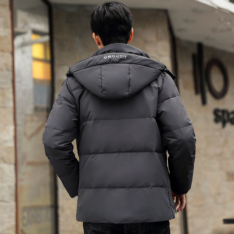 Winter Short Down Jacket Men's - WOMONA.COM