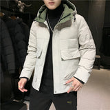 Workwear Jacket Short Hooded For Men - WOMONA.COM